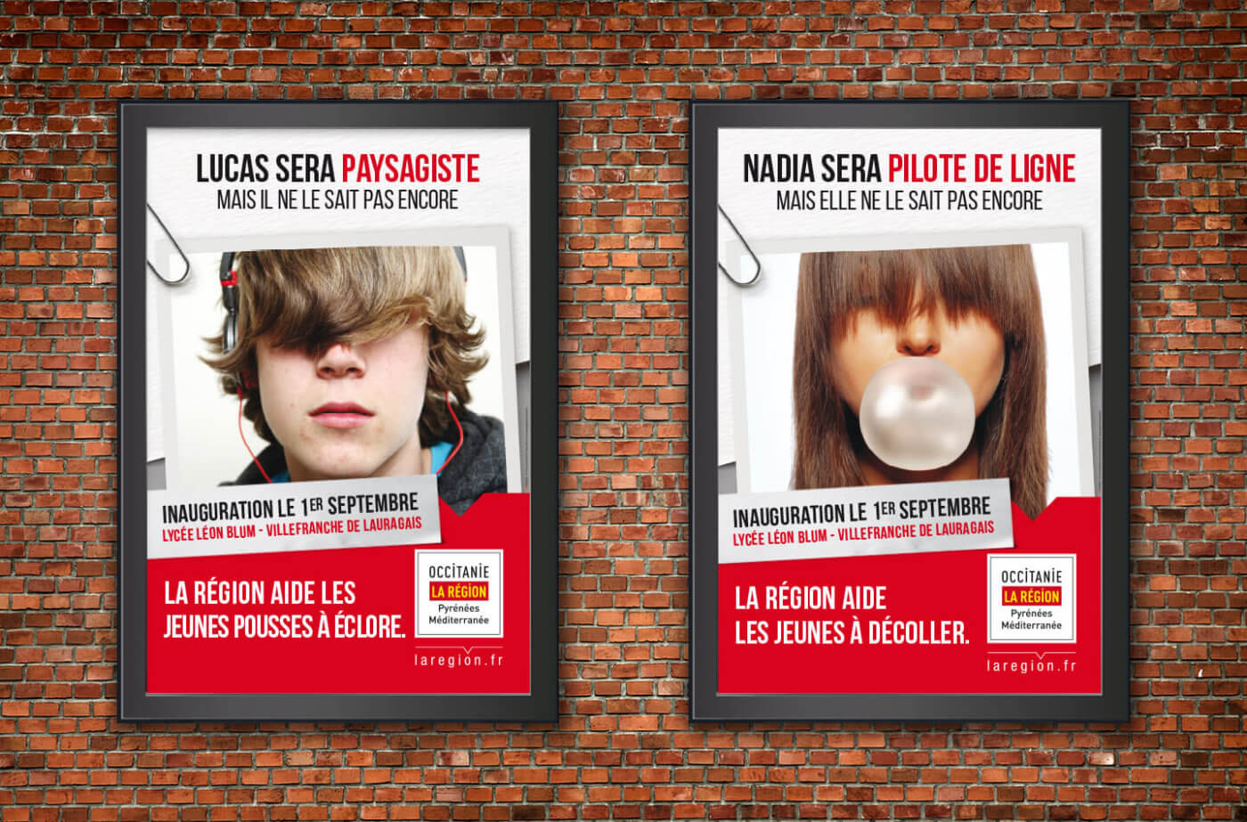 Région Occitanie supports print