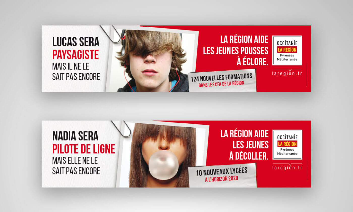 Région Occitanie supports print