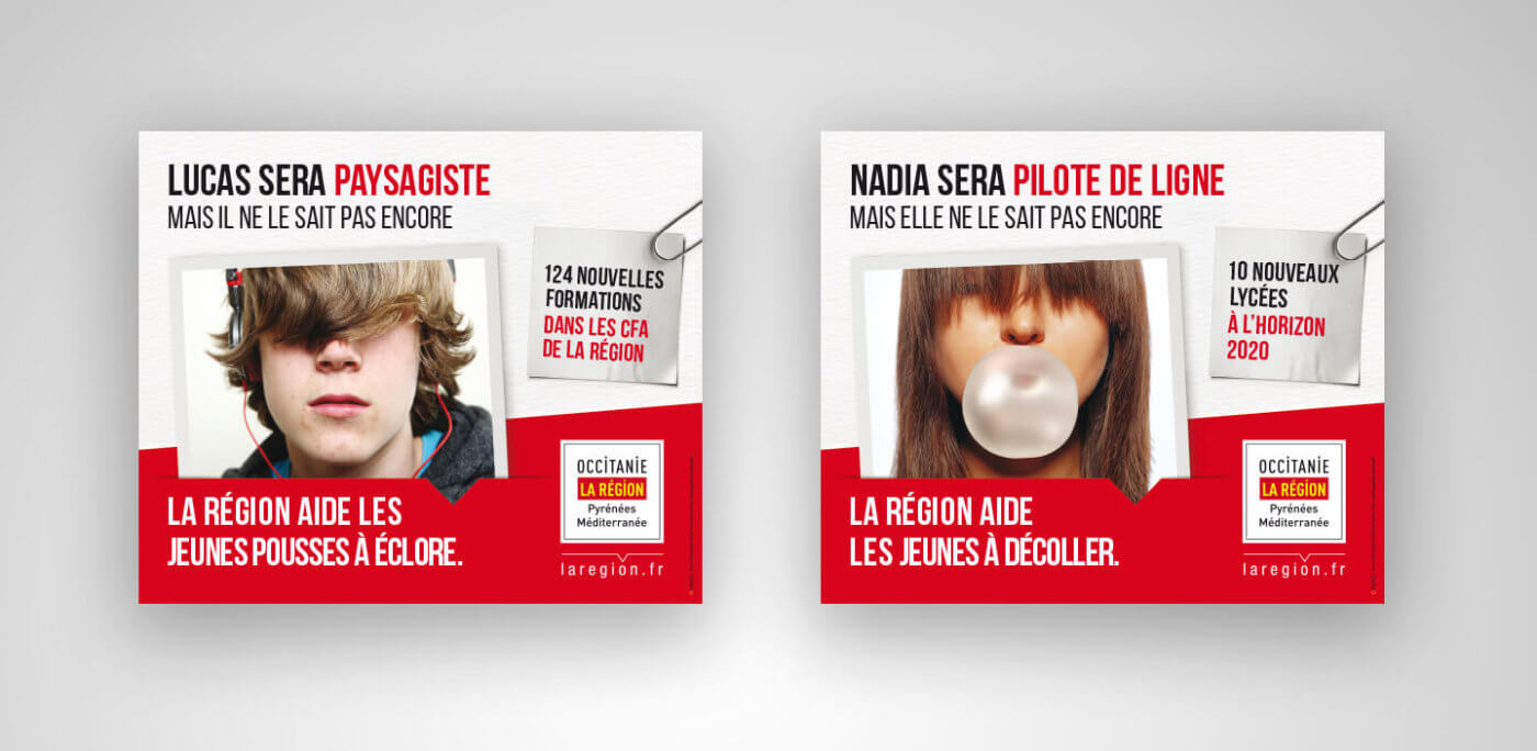 Région Occitanie supports print