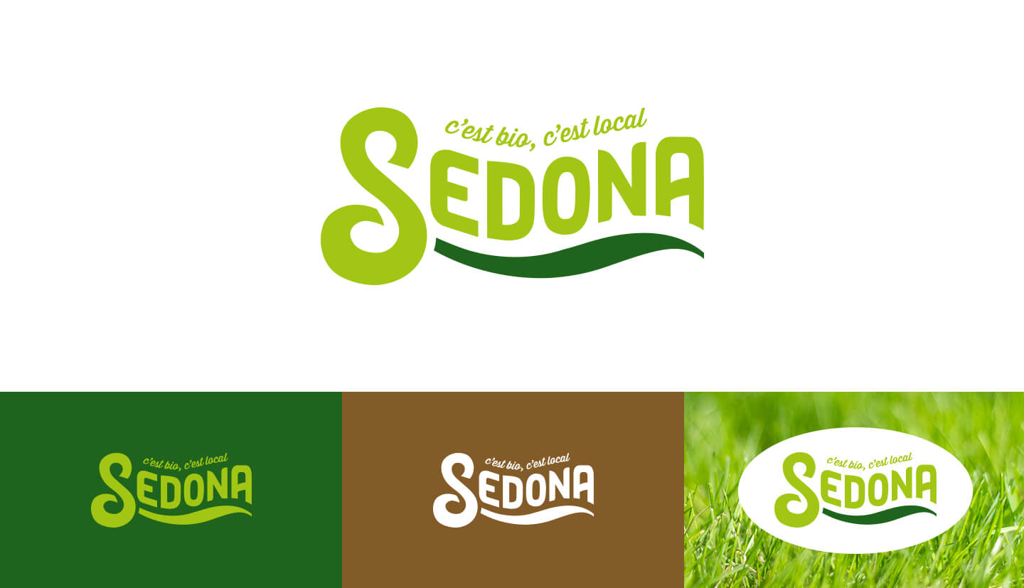 Sedona logotype avec baseline