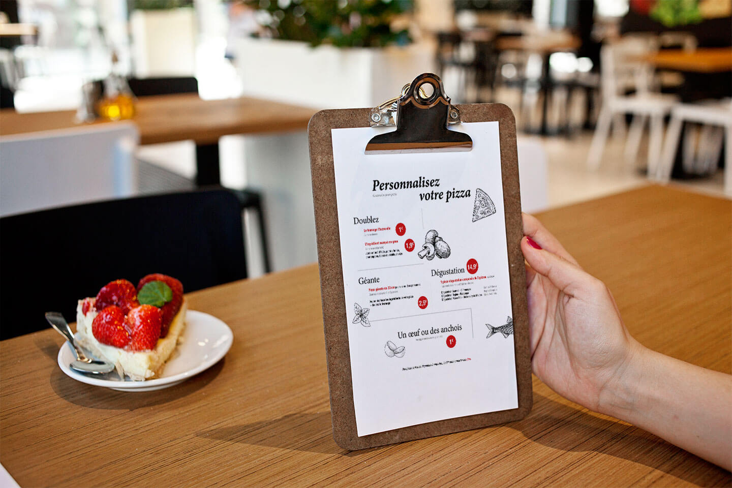 Pizza Papa refonte des menus