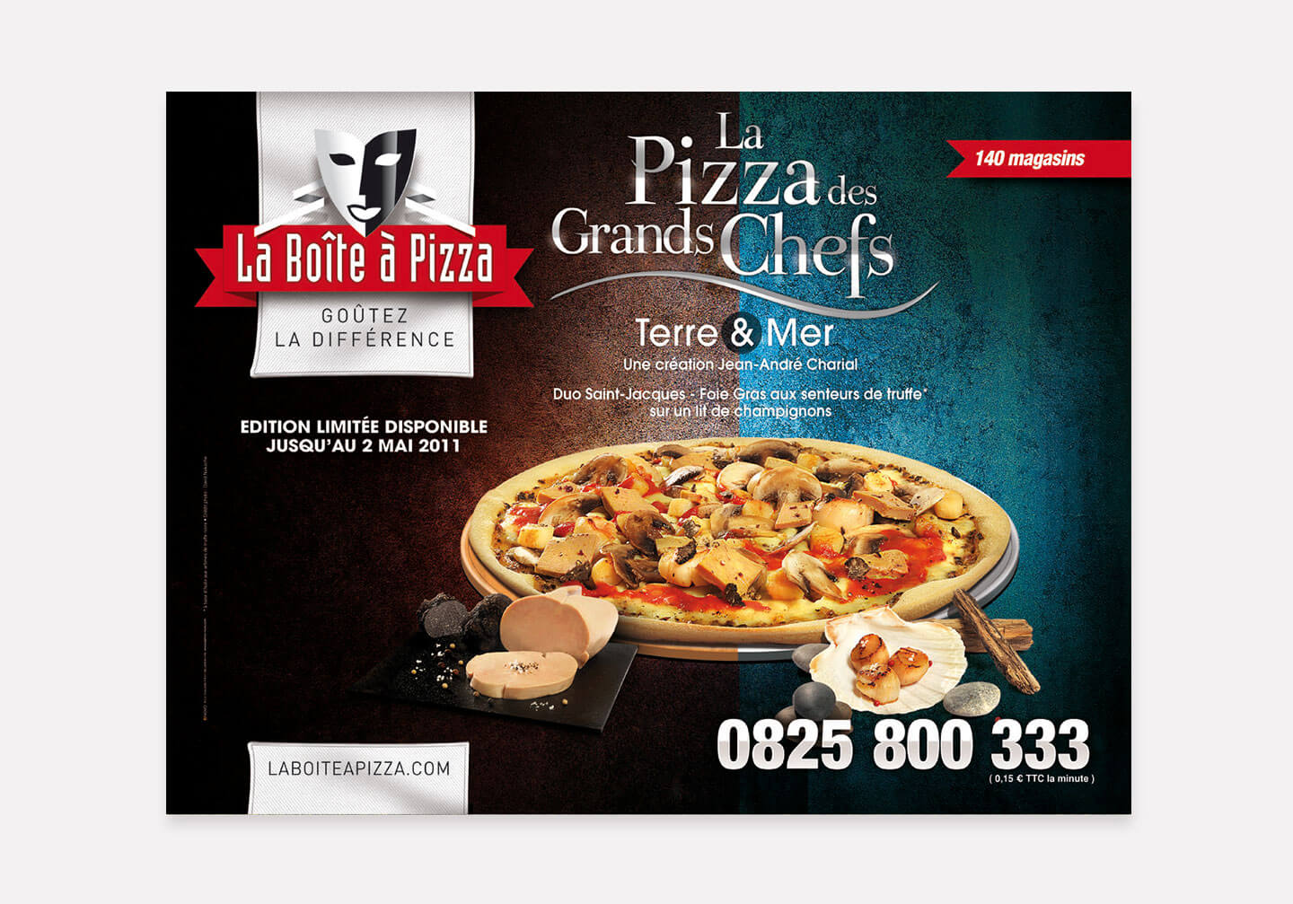 La Boîte à Pizza nouveau positionnement de gamme