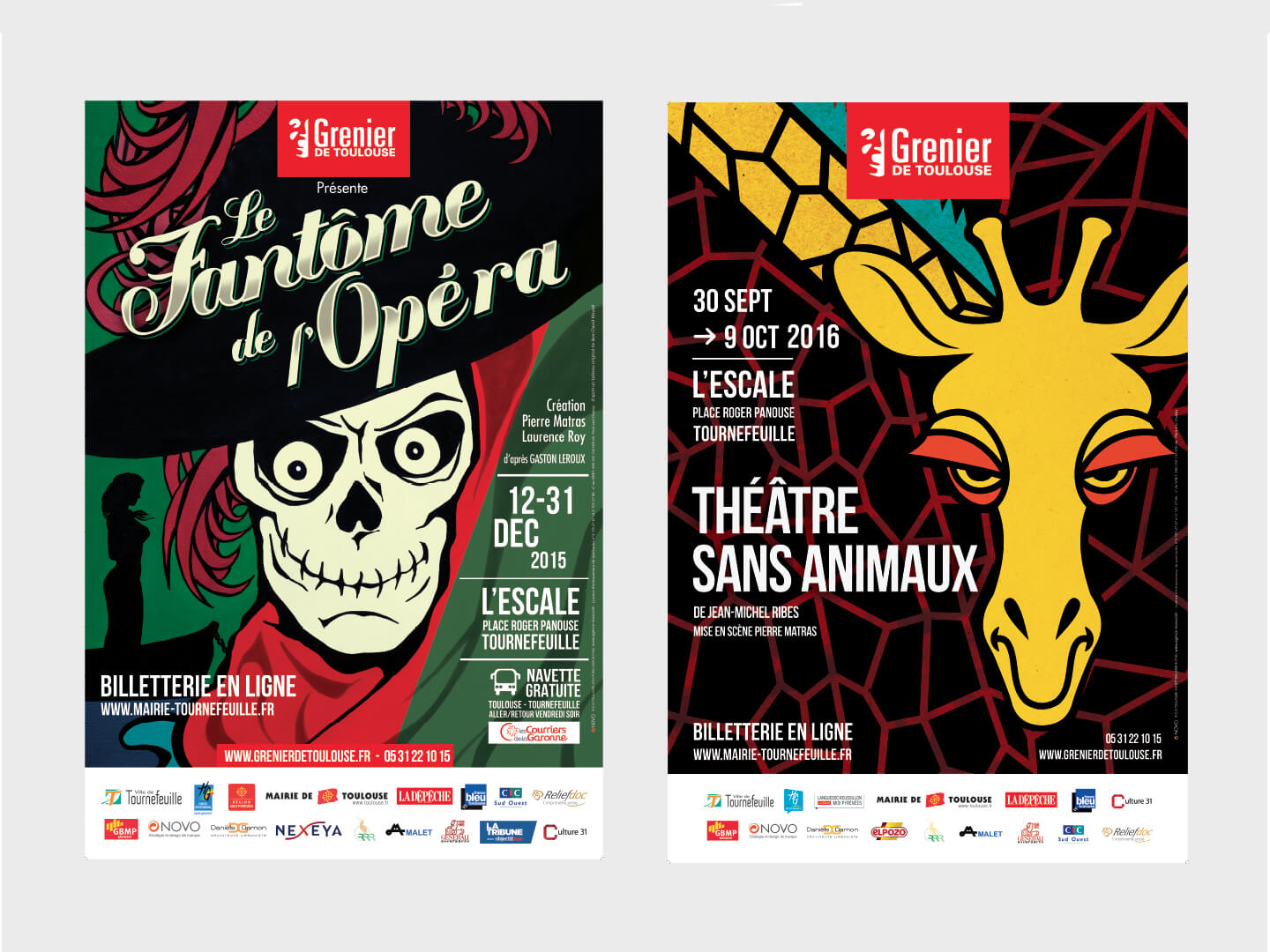 Novo création graphique Grenier de Toulouse
