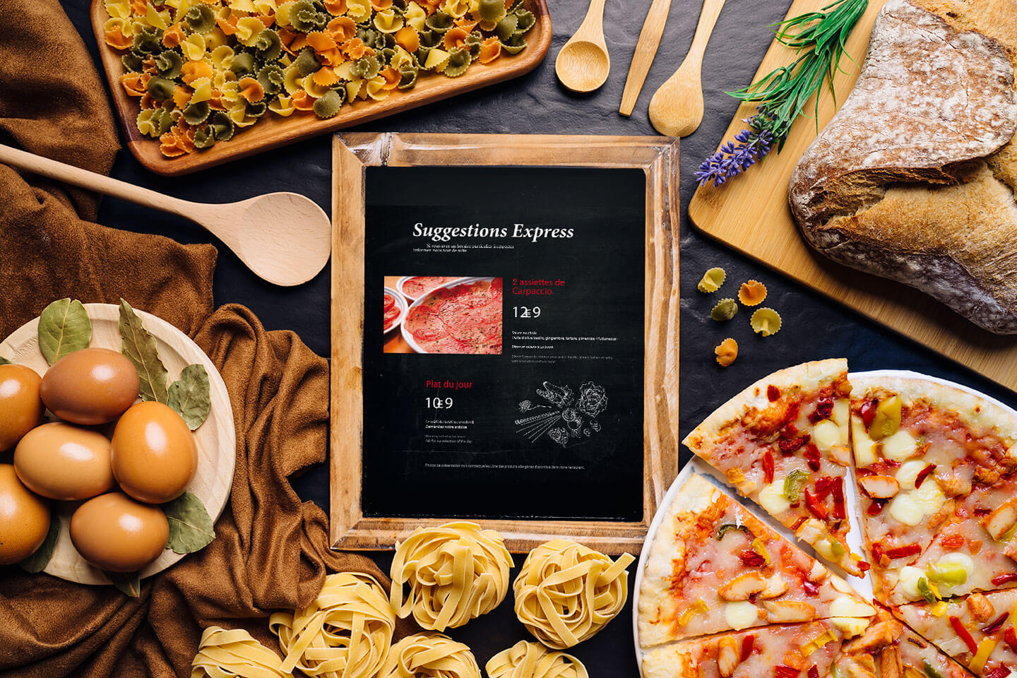 Pizza Papa refonte des menus