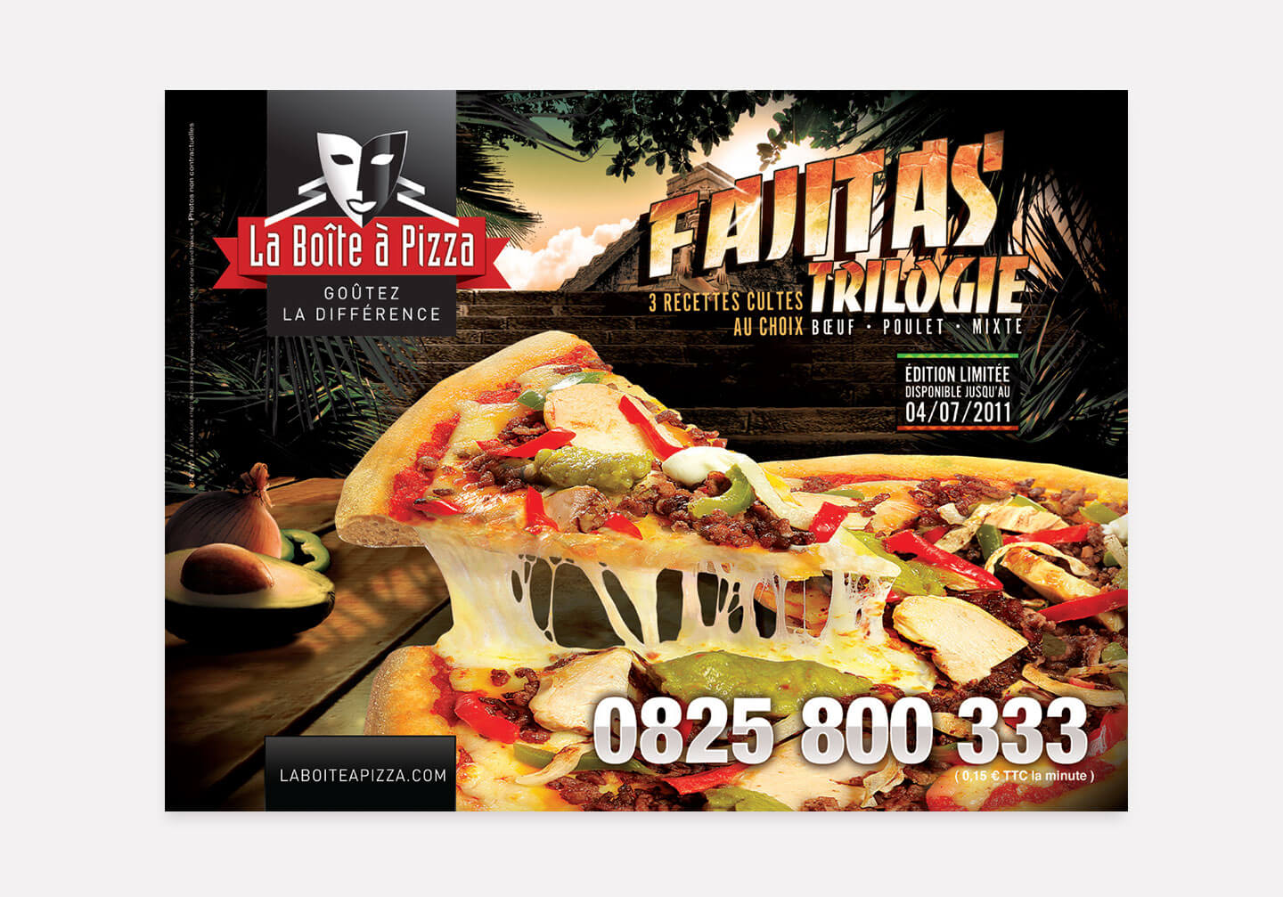 La Boîte à Pizza nouveau positionnement de gamme