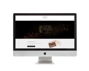 Page accueil site "Cacao Fages"