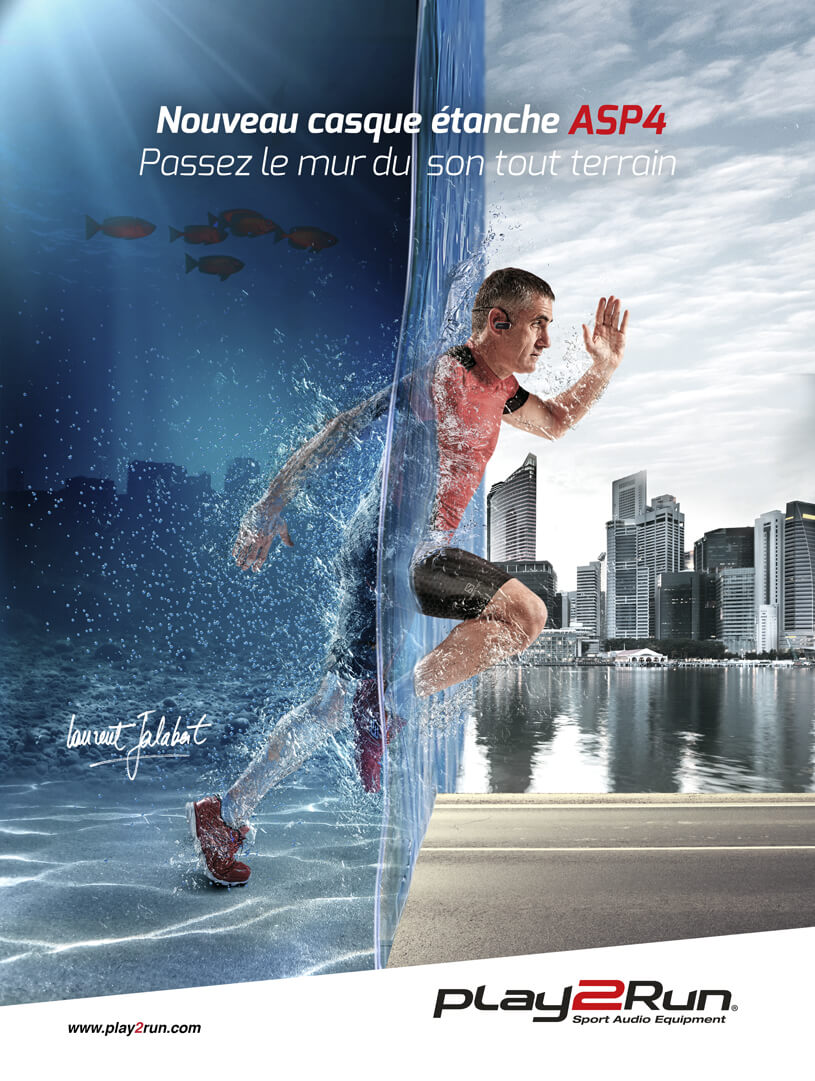Affiche publicitaire Play2run