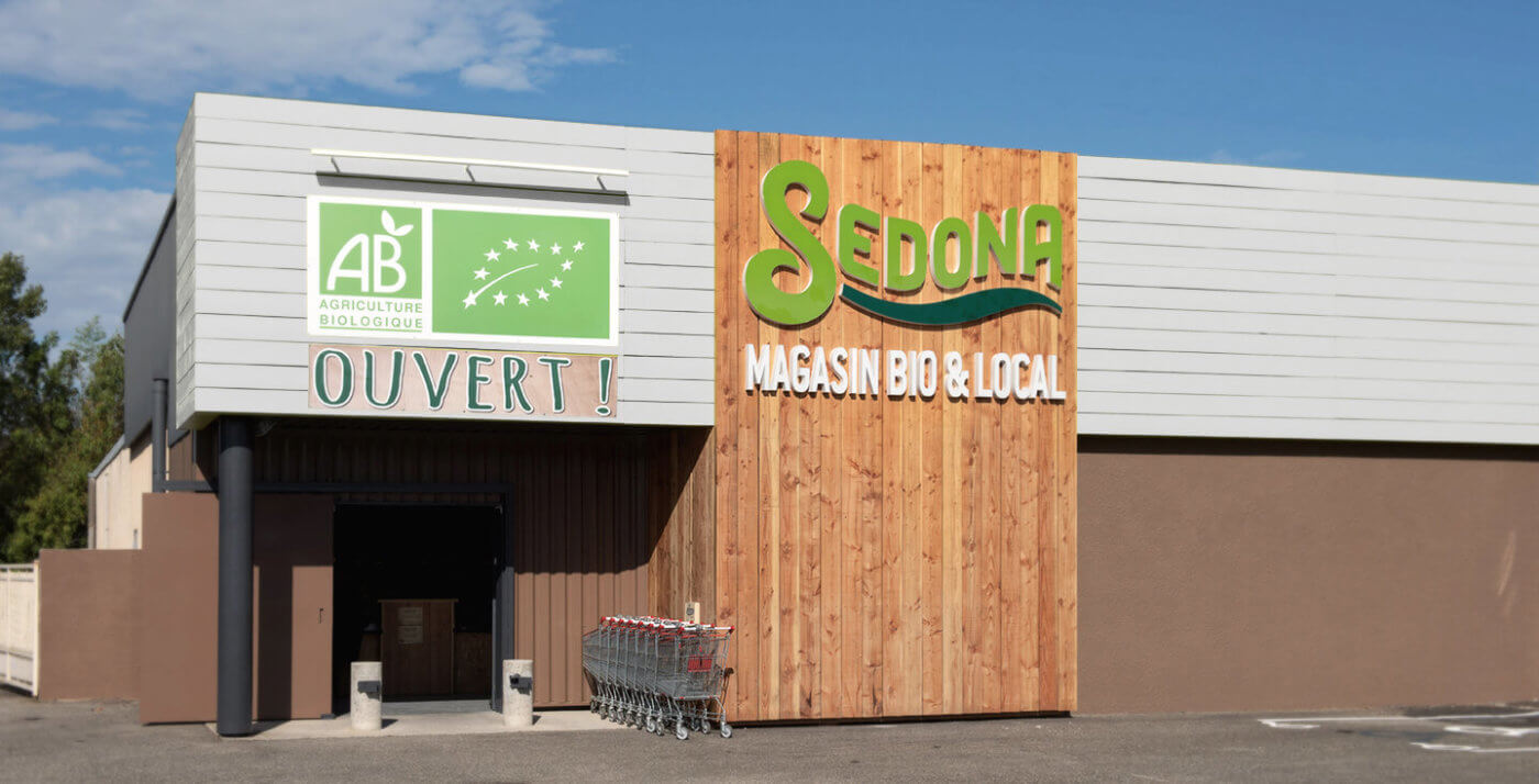 Façade du magasin Sedona